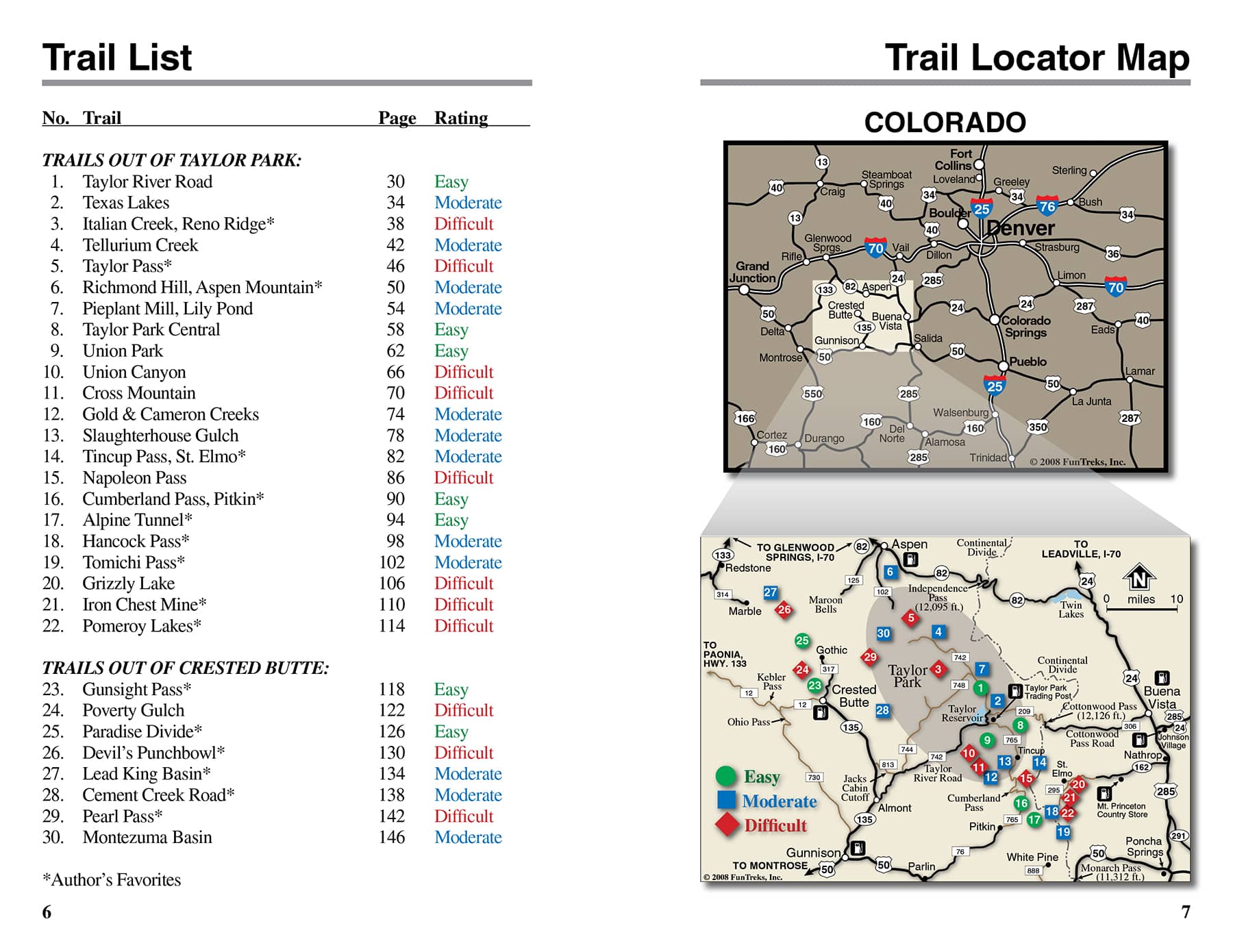 ATV Trails Guide Colorado Taylor Park, Crested Butte FunTreks