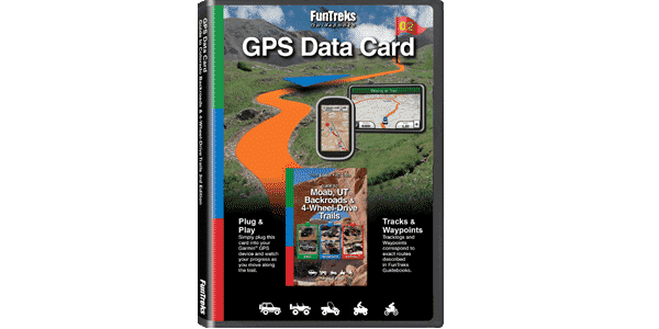 GPS Data Card Guide to Moab, Utah Backroads & 4-Wheel-Drive Trails