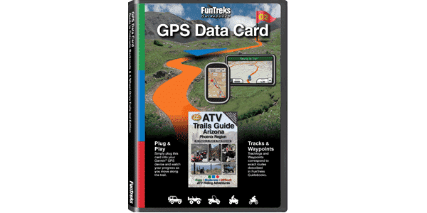 GPS Data Card Arizona, Phoenix ATV Trails