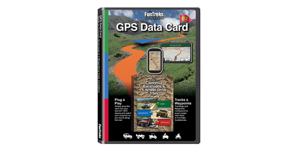 GPS Data Card Guide to California Backroads & 4-Wheel-Drive Trails 2nd Edition